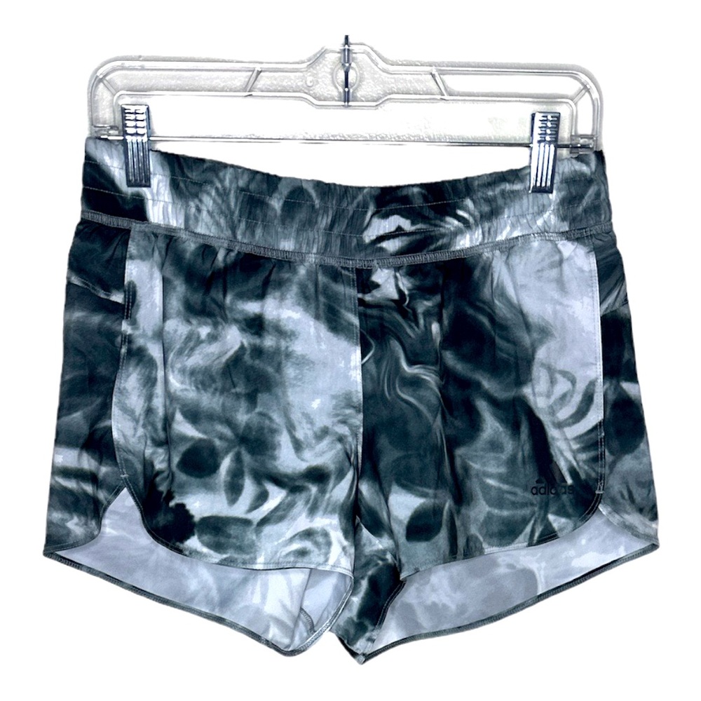 adidas small tie die short white gray black size small
